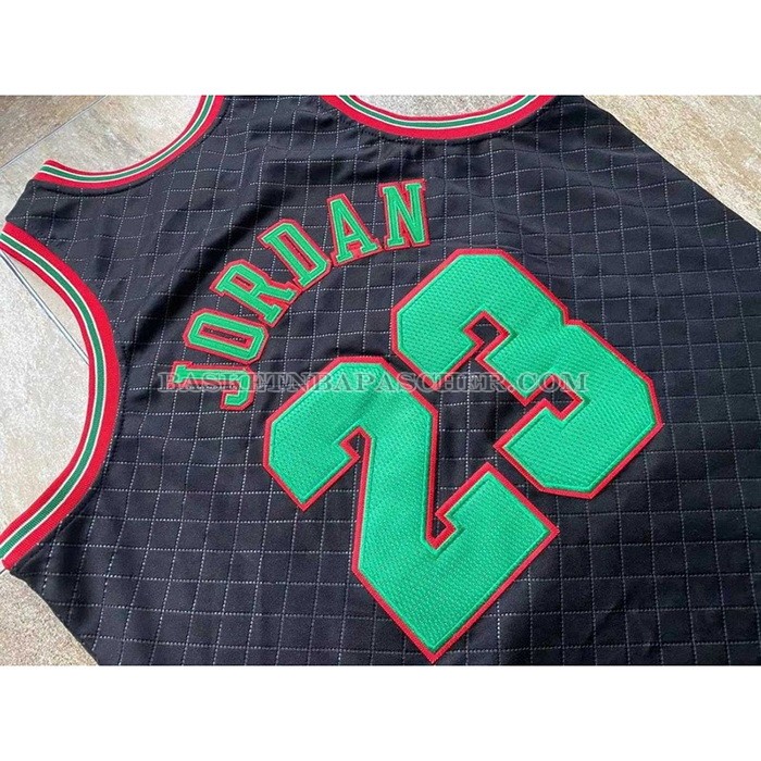 Maillot Chicago Bulls Michael Jordan NO 23 Mitchell & Ness 1997-98 Noir